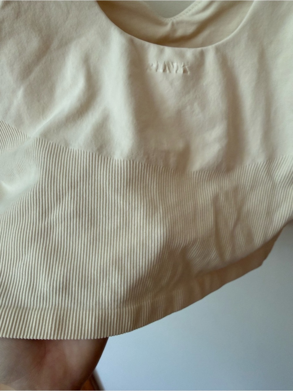Cropped Ribbed VS pink Tank - Picture 5 of 6